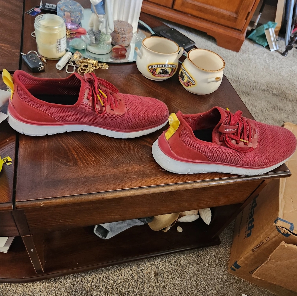 Cole Haan ZeroGround Red Slip-On Sneakers Size 12M - Picture 12 of 15